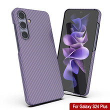 Load image into Gallery viewer, Case de Galaxy S24 Plus, Punkcase Carbon -Shield, Servicio pesado y cubierta ultra delgada [a prueba de choques] [no deslizamiento] [lila]
