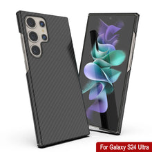 Cargar imagen en el visor de la galería, Galaxy S24 Ultra Case, Punkcase Carbon -Walkield, Heavy Duty y Ultra Fin Cover [a prueba de choques] [Non Slip] [negro]
