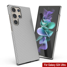 Cargar imagen en el visor de la galería, Galaxy S24 Ultra Case, Punkcase Carbon -Walfield, Servicio pesado y cubierta ultra delgada [a prueba de choques] [no slip] [blanco]
