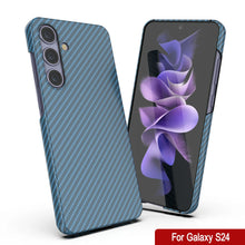 Cargar imagen en el visor de la galería, Case Galaxy S24, Punkcase Carbonalfield, Servicio pesado y cubierta ultra delgada [a prueba de choques] [no deslizamiento] [azul claro]
