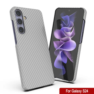 Case Galaxy S24, Punkcase Carbonalfield, Servicio pesado y cubierta ultra delgada [a prueba de choque] [no deslizamiento] [blanco]