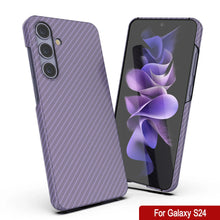 Cargar imagen en el visor de la galería, Case Galaxy S24, Punkcase Carbonalfield, Servicio pesado y cubierta ultra delgada [a prueba de choque] [no deslizamiento] [lila]
