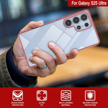 Cargar imagen en el visor de la galería, Funda para Galaxy S25 Ultra [Serie de acrílico transparente] [Antideslizante] Para Galaxy S25 Ultra [Rojo]
