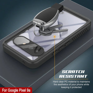 Caso impermeable de Google Pixel 9a, cubierta de armadura punkcase [serie extrema] con protector de pantalla incorporado [blanco]