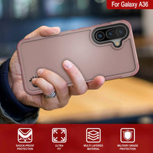 Cargar imagen en el visor de la galería, Punkcase Galaxy A36 Case, [Serie Spartan 2.0] Carrera de servicio pesado resistente [rosa]
