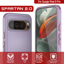 Cargar imagen en el visor de la galería, Punkcase Google Pixel 9 Pro Case, [Serie Spartan 2.0] Carrera de servicio pesado resistente con protector de pantalla incorporado [magenta]
