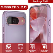 Load image into Gallery viewer, Punkcase Google Pixel 9 Case, [Serie Spartan 2.0] Cubierta de servicio pesado resistente con protector de pantalla incorporado [magenta]
