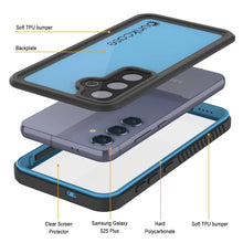 Load image into Gallery viewer, Galaxy S25+ Plus estuche impermeable Punkcase Studstar Light Blue delgada 6.7 pies IP68 Improbas de choque
