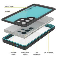 Cargar imagen en el visor de la galería, Galaxy S25 Ultra Water Water Water Punkcase Studstar Teal Thin 6.6 pies IP68 IP68 Probas de choque/nieve
