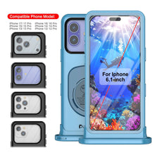 Load image into Gallery viewer, Punkcase Universal 2.0 Impermeable Case de teléfono para 6.1–6.3 &quot;[azul]
