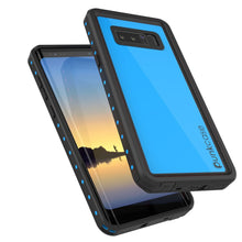 Load image into Gallery viewer, Galaxy Note 8 Waterproof Case PunkCase StudStar Light Blue Thin 6.6ft Underwater IP68 ShockProof (Color in image: purple)
