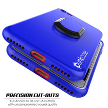 Cargar imagen en el visor de la galería, iPhone SE (4.7&quot;) Case, Punkcase Magnetix Protective TPU Cover W/ Kickstand, PLUS Tempered Glass Screen Protector [Blue] 
