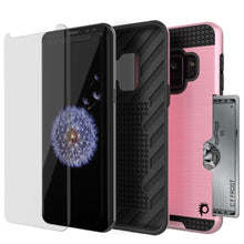 Cargar imagen en el visor de la galería, Galaxy S9 Case, PUNKcase [SLOT Series] [Slim Fit] Dual-Layer Armor Cover w/Integrated Anti-Shock System, Credit Card Slot [Pink] (Color in image: White)
