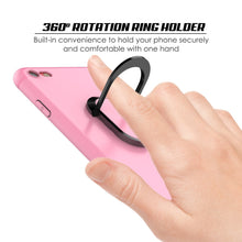Cargar imagen en el visor de la galería, iPhone SE (4.7&quot;) Case, Punkcase Magnetix Protective TPU Cover W/ Kickstand, Tempered Glass Screen Protector [pink] (Color in image: red)
