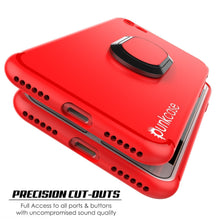 Cargar imagen en el visor de la galería, iPhone SE (4.7&quot;) Case, Punkcase Magnetix Protective TPU Cover W/ Kickstand, Tempered Glass Screen Protector [Red] 
