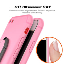 Cargar imagen en el visor de la galería, iPhone SE (4.7&quot;) Case, Punkcase Magnetix Protective TPU Cover W/ Kickstand, Tempered Glass Screen Protector [pink] (Color in image: black)
