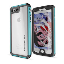 Cargar imagen en el visor de la galería, iPhone 7+ Plus Waterproof Case, Ghostek® Atomic 3.0 Teal Series (Color in image: Teal)
