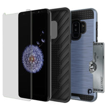Cargar imagen en el visor de la galería, Galaxy S9 Plus Case, PUNKcase [SLOT Series] [Slim Fit] Dual-Layer Armor Cover w/Integrated Anti-Shock System, Credit Card Slot [Navy] (Color in image: White)
