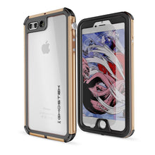 Cargar imagen en el visor de la galería, iPhone 7+ Plus Waterproof Case, Ghostek® Atomic 3.0 Gold Series (Color in image: Gold)
