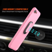 Cargar imagen en el visor de la galería, iPhone 8 PLUS Case, Punkcase Magnetix Protective TPU Cover W/ Kickstand, Tempered Glass Screen Protector [Pink] (Color in image: red)
