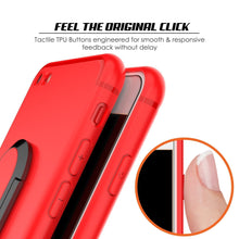 Cargar imagen en el visor de la galería, iPhone SE (4.7&quot;) Case, Punkcase Magnetix Protective TPU Cover W/ Kickstand, Tempered Glass Screen Protector [Red] (Color in image: blue)
