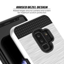 Cargar imagen en el visor de la galería, Galaxy S9 Plus Case, PUNKcase [SLOT Series] [Slim Fit] Dual-Layer Armor Cover w/Integrated Anti-Shock System, Credit Card Slot &amp; Screen Protector [White] (Color in image: Pink)
