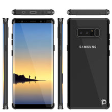 Cargar imagen en el visor de la galería, Note 8 Case, Punkcase [BLAZE SERIES] Protective Cover W/ PunkShield Screen Protector [Shockproof] [Slim Fit] for Samsung Galaxy Note 8 [Black] (Color in image: Gold)
