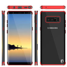 Cargar imagen en el visor de la galería, Note 8 Case, Punkcase [BLAZE SERIES] Protective Cover W/ PunkShield Screen Protector [Shockproof] [Slim Fit] for Samsung Galaxy Note 8 [Red] (Color in image: Silver)
