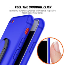 Cargar imagen en el visor de la galería, iPhone SE (4.7&quot;) Case, Punkcase Magnetix Protective TPU Cover W/ Kickstand, PLUS Tempered Glass Screen Protector [Blue] 
