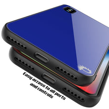 Cargar imagen en el visor de la galería, iPhone 8 Case, Punkcase GlassShield Ultra Thin Protective 9H Full Body Tempered Glass Cover W/ Drop Protection &amp; Non Slip Grip for Apple iPhone 7 / Apple iPhone 8 (Blue) 
