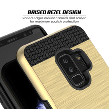 Cargar imagen en el visor de la galería, Galaxy S9 Plus Case, PUNKcase [SLOT Series] [Slim Fit] Dual-Layer Armor Cover w/Integrated Anti-Shock System [Gold] (Color in image: Pink)
