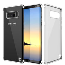 Cargar imagen en el visor de la galería, Note 8 Case, Punkcase [BLAZE SERIES] Protective Cover W/ PunkShield Screen Protector [Shockproof] [Slim Fit] for Samsung Galaxy Note 8 [Silver] (Color in image: Silver)
