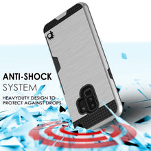 Cargar imagen en el visor de la galería, Galaxy S9 Plus Case, PUNKcase [SLOT Series] [Slim Fit] Dual-Layer Armor Cover w/Integrated Anti-Shock System, Credit Card Slot [Silver] (Color in image: Gold)
