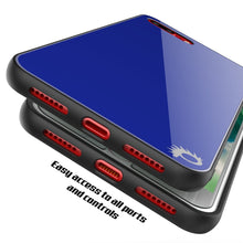 Cargar imagen en el visor de la galería, iPhone 8 PLUS Case, Punkcase GlassShield Ultra Thin Protective 9H Full Body Tempered Glass Cover W/ Drop Protection &amp; Non Slip Grip for Apple iPhone 7 PLUS / Apple iPhone 8 PLUS (Blue) 
