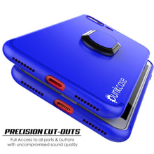 Cargar imagen en el visor de la galería, iPhone 8 PLUS Case, Punkcase Magnetix Protective TPU Cover W/ Kickstand, Tempered Glass Screen Protector [Blue] 
