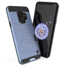 Cargar imagen en el visor de la galería, Galaxy S9 Plus Case, PUNKcase [SLOT Series] [Slim Fit] Dual-Layer Armor Cover w/Integrated Anti-Shock System, Credit Card Slot [Navy] (Color in image: Grey)
