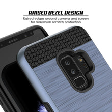 Cargar imagen en el visor de la galería, Galaxy S9 Plus Case, PUNKcase [SLOT Series] [Slim Fit] Dual-Layer Armor Cover w/Integrated Anti-Shock System, Credit Card Slot [Navy] (Color in image: Pink)

