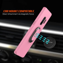 Cargar imagen en el visor de la galería, Galaxy S9 Case, Punkcase Magnetix Protective TPU Cover W/ Kickstand, Ring Grip Holder &amp; Metal Plate for Magnetic Car Phone Mount PLUS PunkShield Screen Protector for Samsung S9 Edge [Pink] 
