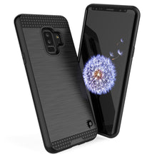 Cargar imagen en el visor de la galería, Galaxy S9 Plus Case, PUNKcase [SLOT Series] [Slim Fit] Dual-Layer Armor Cover w/Integrated Anti-Shock System, Credit Card Slot [Black] (Color in image: Grey)
