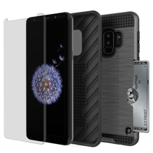 Cargar imagen en el visor de la galería, Galaxy S9 Plus Case, PUNKcase [SLOT Series] [Slim Fit] Dual-Layer Armor Cover w/Integrated Anti-Shock System [Grey] (Color in image: White)
