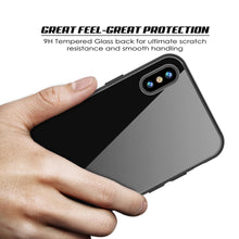 Cargar imagen en el visor de la galería, iPhone SE (4.7&quot;) Case, Punkcase GlassShield Ultra Thin Protective 9H Full Body Tempered Glass Cover W/ Drop Protection &amp; Non Slip Grip for Apple iPhone 7 / Apple iPhone SE (4.7&quot;) (Black) (Color in image: White)
