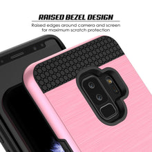 Cargar imagen en el visor de la galería, Galaxy S9 Plus Case, PUNKcase [SLOT Series] [Slim Fit] Dual-Layer Armor Cover w/Integrated Anti-Shock System [Pink] (Color in image: Black)
