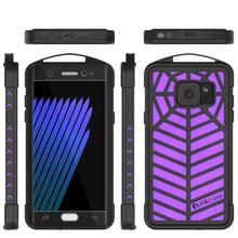 Cargar imagen en el visor de la galería, Funda resistente al agua para Galaxy Note FE, serie WEBSTER de Punkcase, color púrpura | Cubierta de armadura resistente
