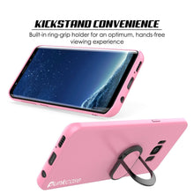 Load image into Gallery viewer, Galaxy S8 Case, Punkcase Magnetix Protective TPU Cover W/ Kickstand, Screen Protector [Pink] 
