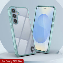 Cargar imagen en el visor de la galería, Funda para Galaxy S25 Plus [Serie de acrílico transparente] [Antideslizante] Para Galaxy S25 Plus [Verde azulado]
