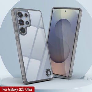 Funda para Galaxy S25 Ultra [Serie de acrílico transparente] [Antideslizante] Para Galaxy S25 Ultra [Gris]