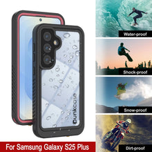 Cargar imagen en el visor de la galería, Funda protectora de pantalla para Galaxy S25+ Plus resistente al agua y a los golpes [Serie Extreme] [rosa]

