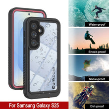 Load image into Gallery viewer, Funda protectora de pantalla para Galaxy S25 resistente al agua y a los golpes [Serie Extreme] [rosa]
