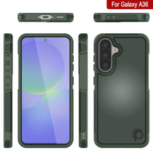 Cargar imagen en el visor de la galería, Punkcase Galaxy A36 Case, [Serie Spartan 2.0] Carrera de servicio pesado resistente [verde oscuro]
