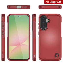 Cargar imagen en el visor de la galería, Punkcase Galaxy A56 Case, [Serie Spartan 2.0] Carrera de servicio pesado resistente [rojo]
